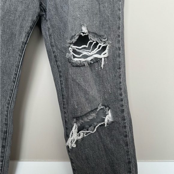 BDG Black Ripped Straight Leg Jeans (Size 29) - Picture 4 of 6